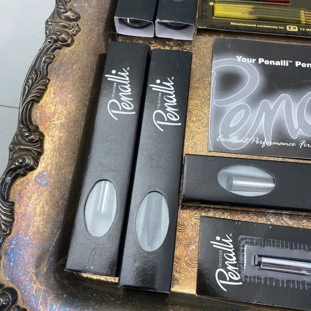 Penalli Pen Collection Writing Set 65-Pc Refill Pack Fountain Rollerball